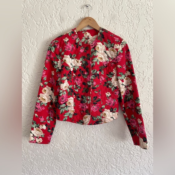 American Vintage Jackets & Blazers - RARE Vintage 90s / Y2K Military Cottagecore Prairie Button Jacket